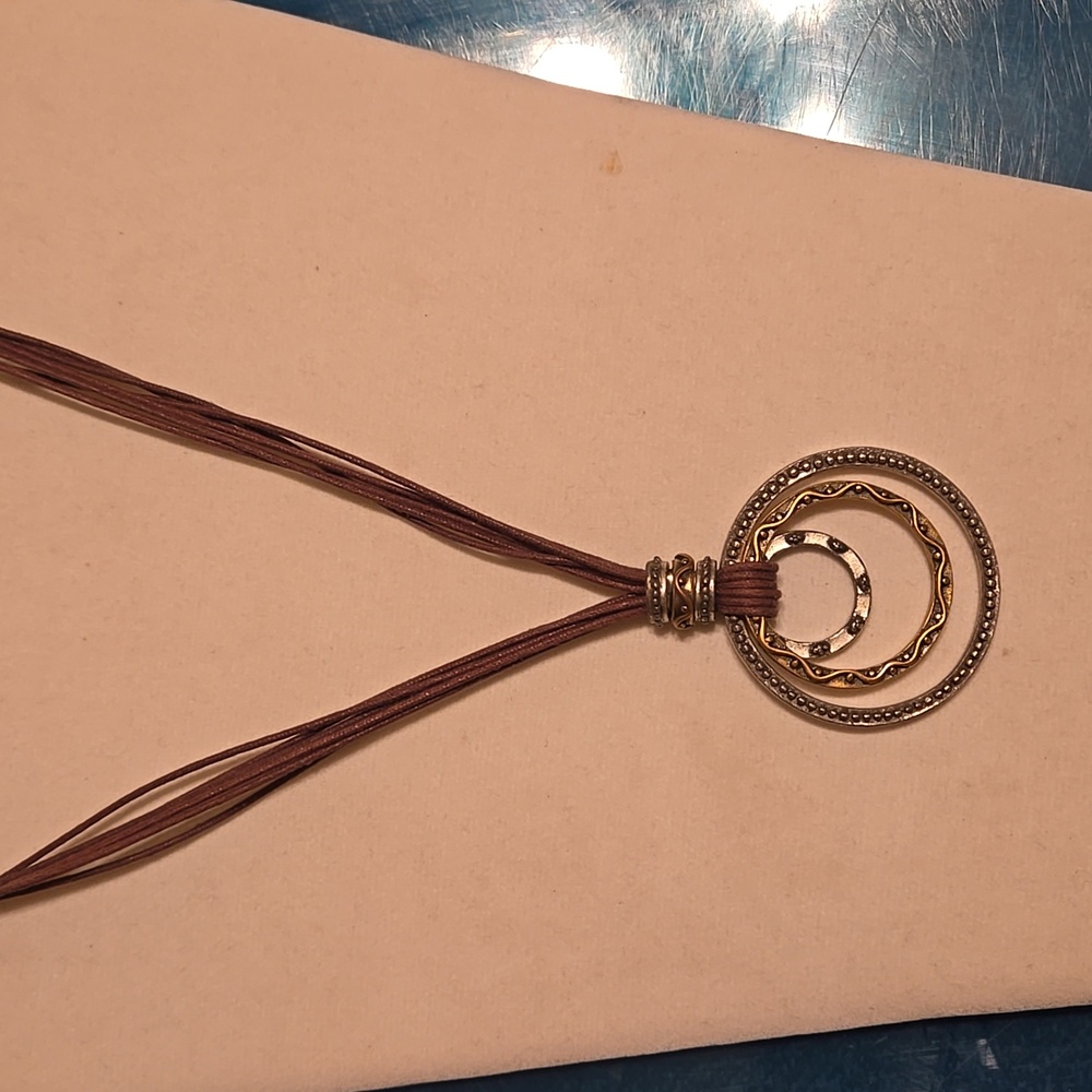 Chico's mixed metal necklace